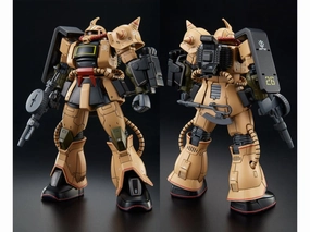 Gundam 1/144 HG The Origin MS-06D Zaku Desert Type Model Kit Exclusive Coastal Decor Fall Decor