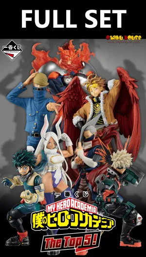 Ichiban Kuji - My Hero Academia The Top 5! (FULL SET OF 80) Impact Leave