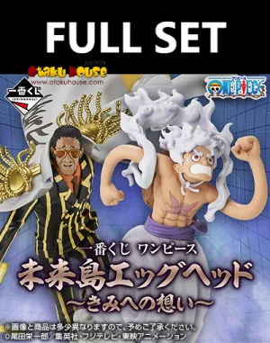Ichiban Kuji - One Piece Future Island Egghead - Thoughts For You (Full Set of 90) Grade Improve
