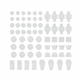 Fantasy Product Bandai 30 Minutes Missions 30MM #08 1/144 Customize Material Decoration Parts 1 (White) Model Kit