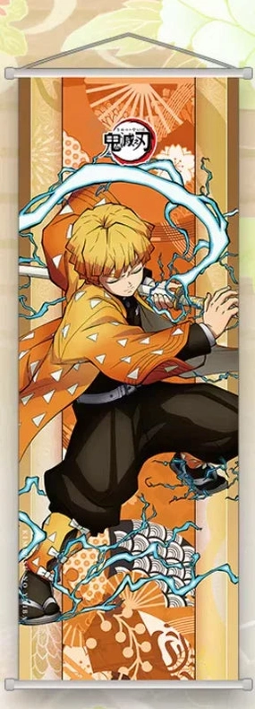 Wall Scroll | Demon Slayer: Kimetsu no Yaiba | Zenitsu Agatsuma 2 Limited Edition Superhero Toy