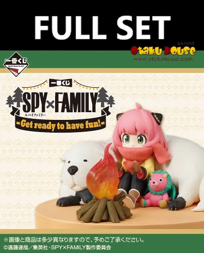 Rest Position Ichiban Kuji - Spy X Family - Get Ready To Have Fun (Full Set of 60) <br>[Pre-Order]