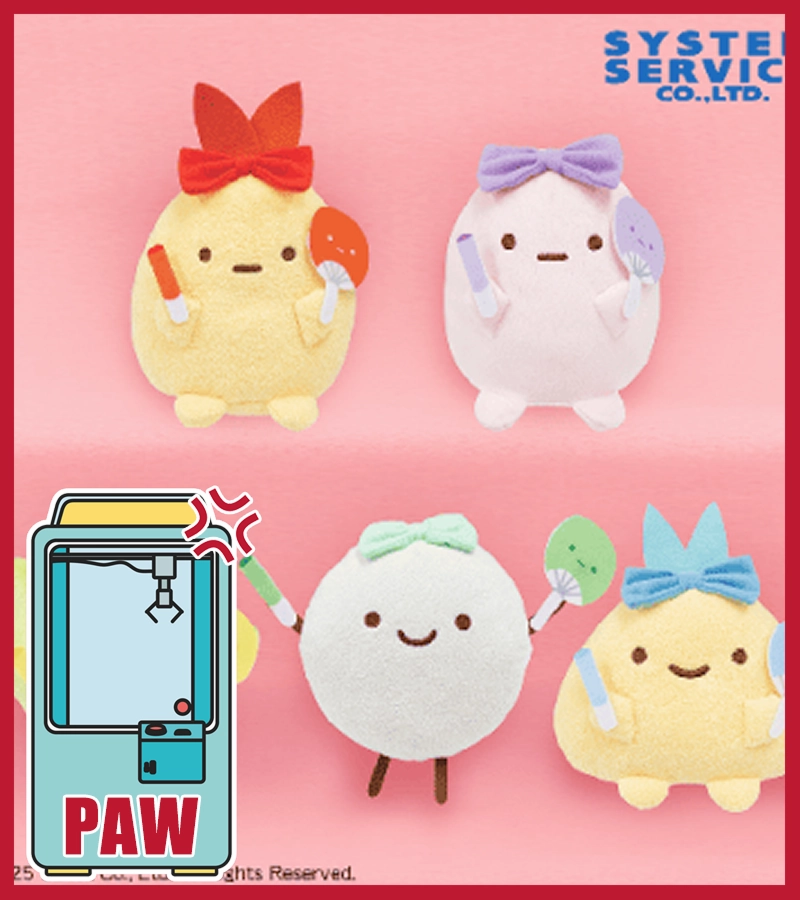 Rhythm Practice ???Paw Game - Sumikko Gurashi Oshikatsu Minikko Plush Toy