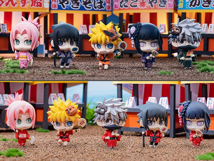 highly recommended PVC Collection Petit Chara! Land Figures Naruto: Shippuden 10th Anniversary Ver. Trading Figures Box Set of 10