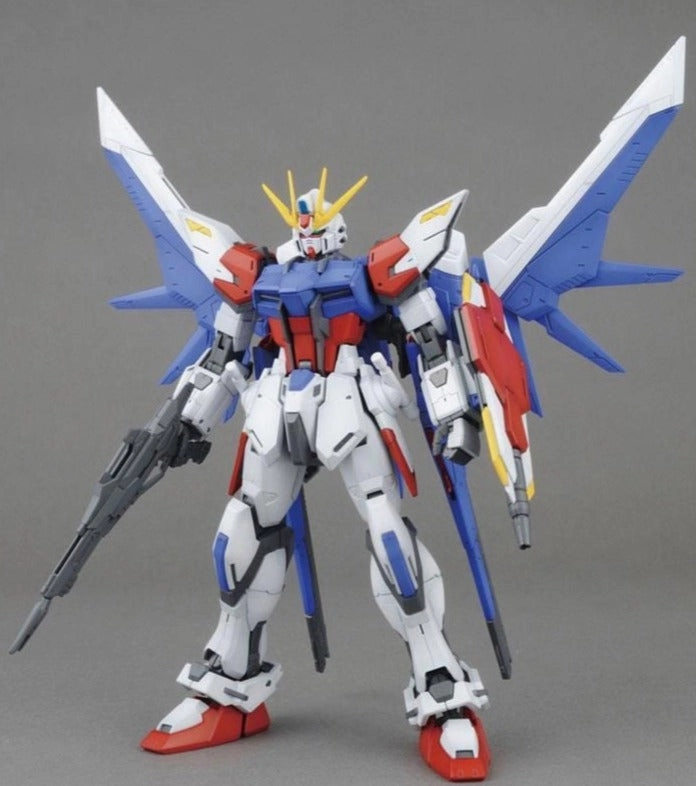 Gundam 1/100 MG Build Fighters GAT-X105B/FP Build Strike Gundam Full Package Model Kit National Symbol Collectible Hero