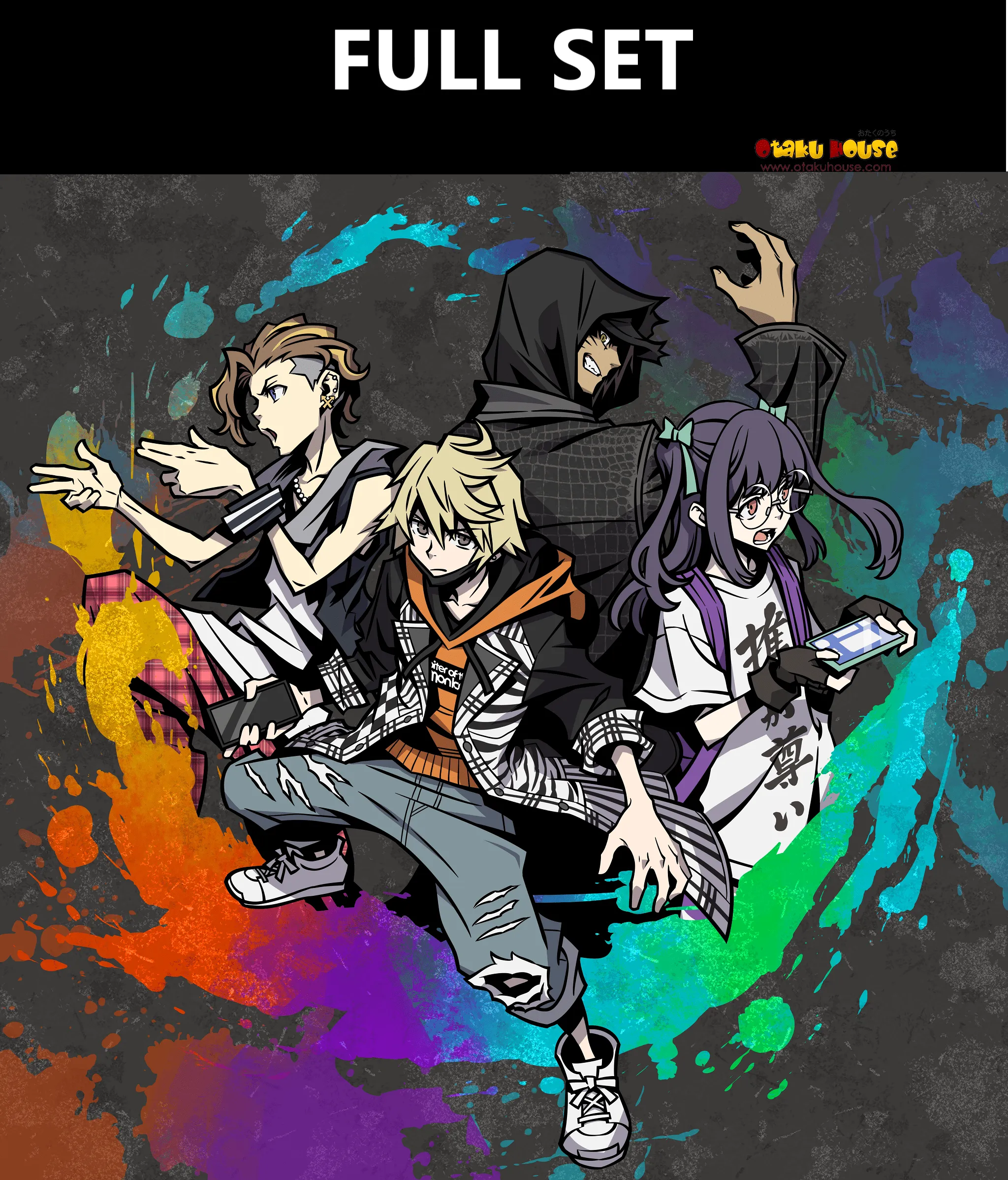 Kuji - Neo: The World Ends With You (FULL SET OF 68) Automation System Organic Cotton