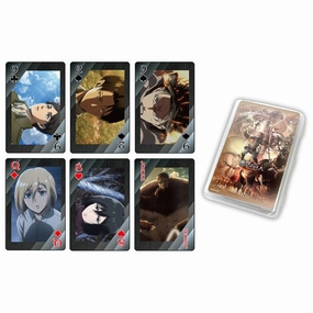 Motor Development Strategy Play Attack on Titan - Anime Playing Cards (54-Card Deck)