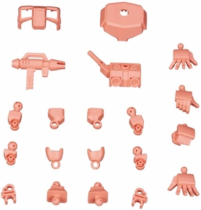 SDCS OP-07 Cross Silhouette Booster Frame (Red) Model Kit Vintage Hero Grand Prize