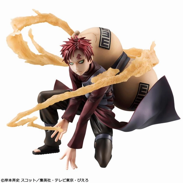 Display Cabinet Megahouse 1/8 G.E.M. Naruto Shippuden Gaara Scale Statue Figure PVC