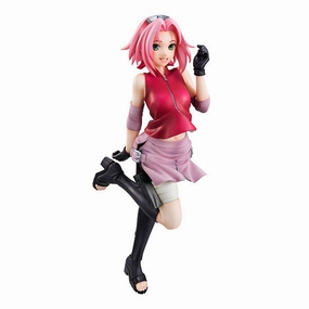 Auction Item Gothic style Megahouse Naruto Shippuden Naruto Gals Sakura Haruno Scale Statue Figure PVC