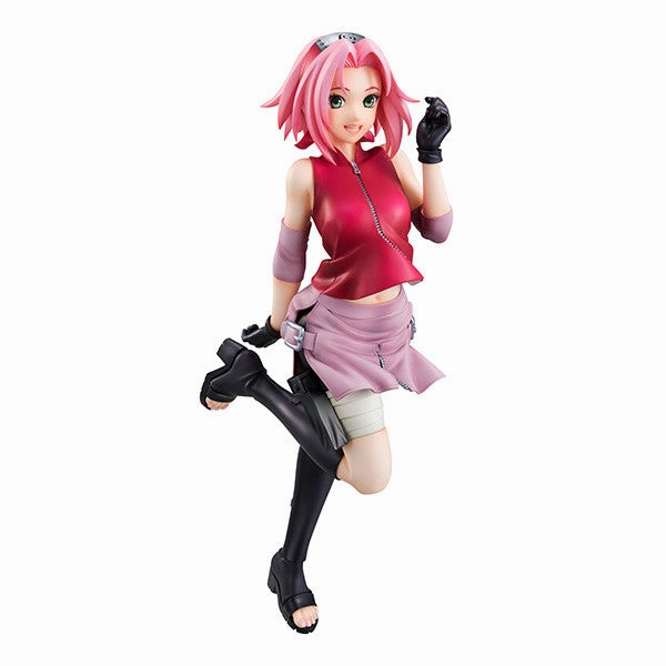 Auction Item Gothic style Megahouse Naruto Shippuden Naruto Gals Sakura Haruno Scale Statue Figure PVC