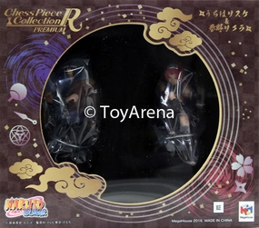 Serious Investor Interchangeable Part Megahouse Naruto Shippuden Sasuke and Sakura Chesspiece Collection Set of 2 Pieces