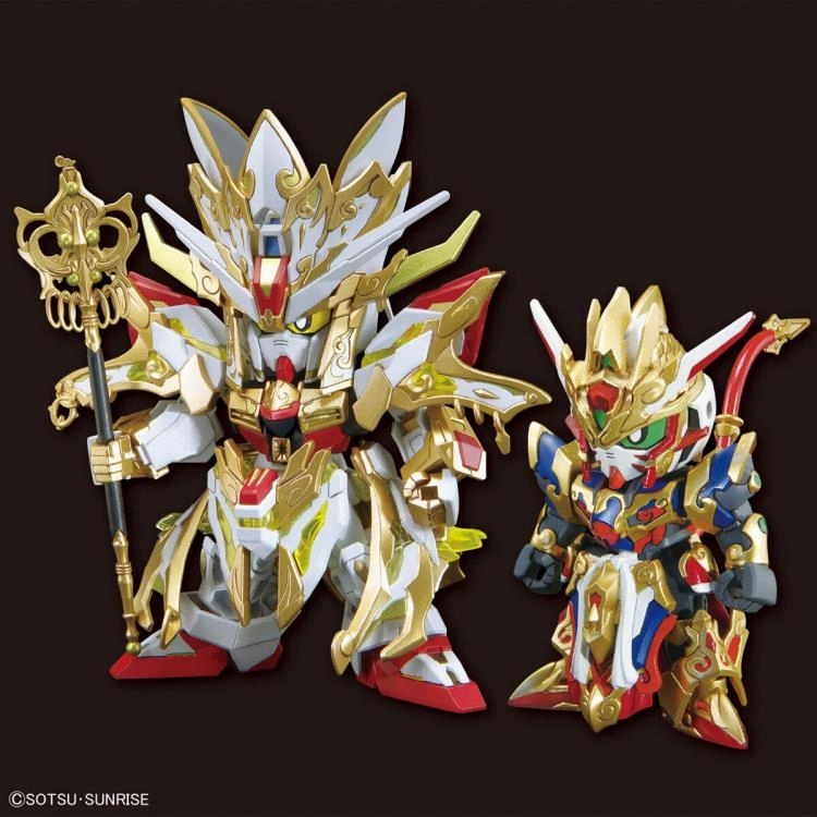 Shareable Content Gundam SDW #33 Gundam World Heroes Wukong Impulse Gundam (CHILDHOOD ver.) and Sanzo Strike Freedom Gundam Model Kit Set