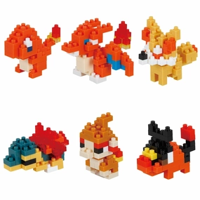 Movement Analysis Nanoblock Pok??mon Fire Type NBMC-11 (6 Designs)