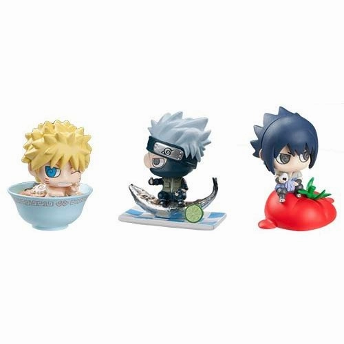 Naruto Petit Chara Land - Jump Festa 2014 ?? Swirl Lunch Version - MegaHouse Recycled plastic
