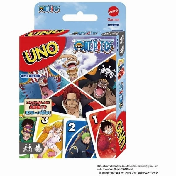 One Piece Uno Card Game - Special Edition Landmark Pass Brain Exercise