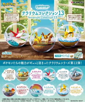 Re-Ment Pokemon Terrarium Collection (Vol 13) Assortment Trading Figures Box Set of 6 Vintage Theme