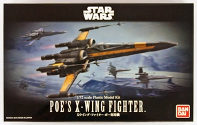Gamer Setup Star Wars 1/72 Scale Poe's X-Wing Starfighter Model Kit