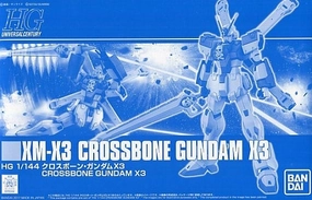 Gundam 1/144 HGUC Crossbone Gundam X-3 Model Kit Exclusive Classic Toy Art Figure