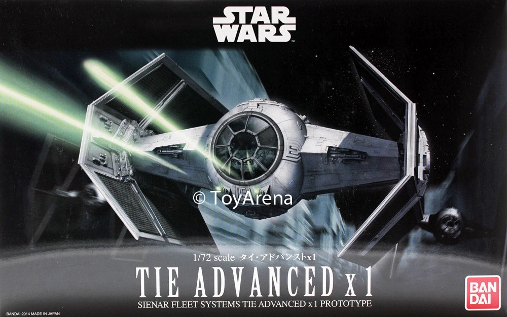 Plush Companion Seasonal Rotation Star Wars 1/72 Scale Tie Advanced x1 Model Kit