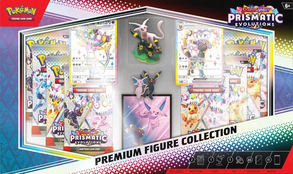 PVC Article Console Game Pok??mon | TCG: S & V: Prismatic Evolutions | Premium Figure Collection