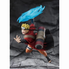 S.H. Figuarts Naruto: Shippuden Naruto Uzumaki (Sage Mode) - Savior of Konoha - Action Figure Exclusive Art Collectible International Icon