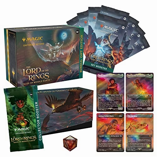 MAGIC: The Gathering The Lord of the Rings: Tales of Middle-earth Bundle Gift Edition (English Ver.) Collector's Series Display