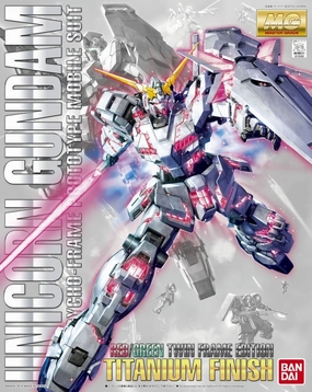 Disney Classic Detailed Toy Gundam 1/100 MG Unicorn Gundam Red/Green Twin Frame Edition Ver Ka Titanium Finish Model Kit