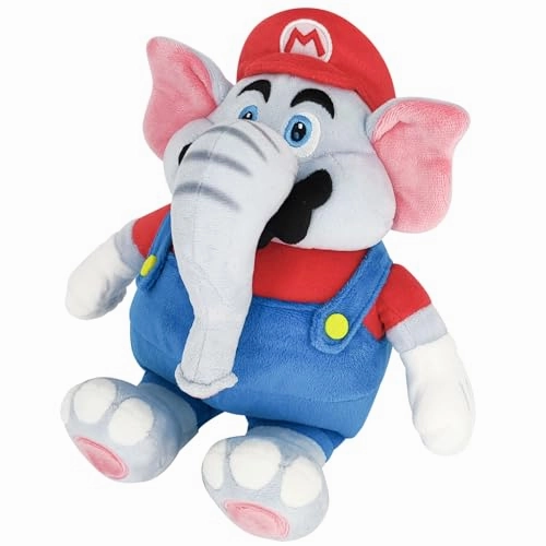Toy Mystery Box Surprise Drop Series "Super Mario Bros. Wonder" SMW01 Elephant Mario Plush (S Size)