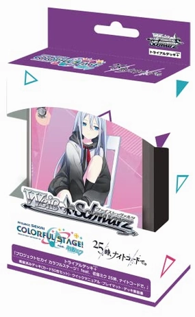 Weiss Schwarz Trial Deck  "Project SEKAI Colorful Stage! feat. Hatsune Miku" 25-ji, Night Code de. Collector's Series Display Toy Find Display