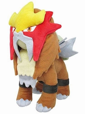 "Pokemon" Allstar Collection Plush PP63 Entei (S Size) Exclusive Find Display Mystery Pack Opening