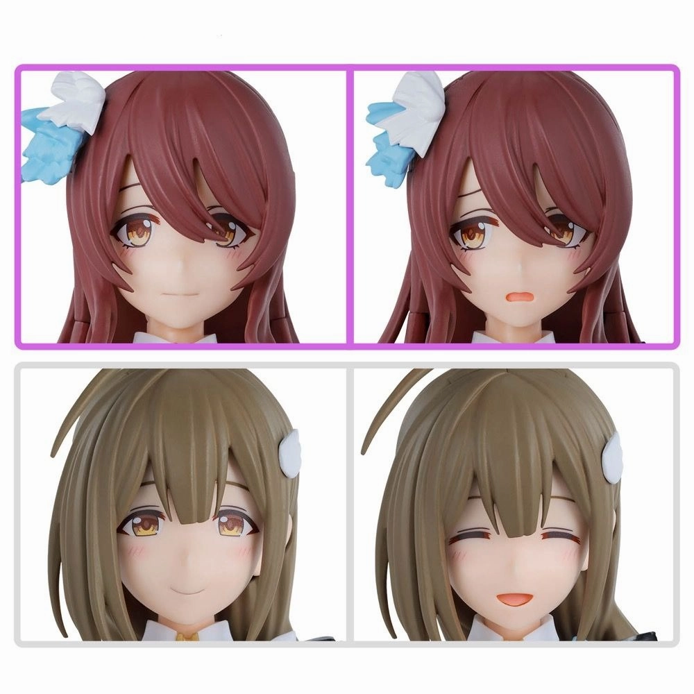 Bandai 30 Minutes Sisters 30MS The Idolmaster: Shiny Colors Option Hair Style & Face Parts (Tenka Osaki & Chiyuki Kuwayama) Accesory Model Kit Movie Hobby Miniature World