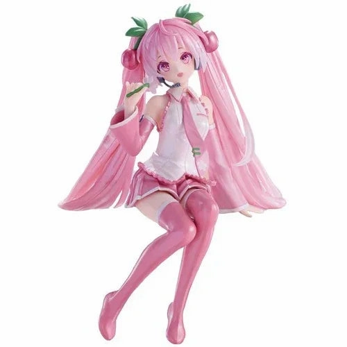 Anime Showcase Static Figure Figure | Hatsune Miku | Sakura Miku 2024 Pearl ver. | FuRyu Noodle Stopper