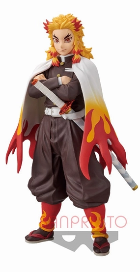 "Demon Slayer: Kimetsu no Yaiba" FIGURE Vol.10 Rengoku Kyoujurou PVC Showcase Vinyl Collectible