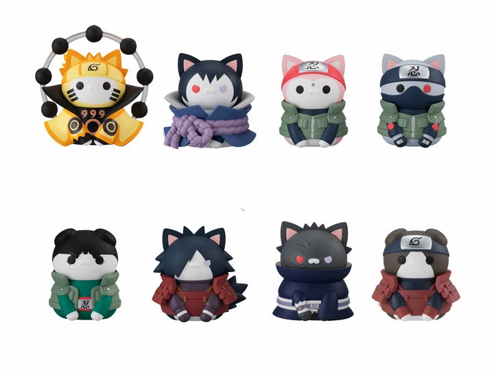 Megahouse Naruto Nyaruto! Last Battle Ver. Trading Figures Box Set of 8 Chibi Hobby