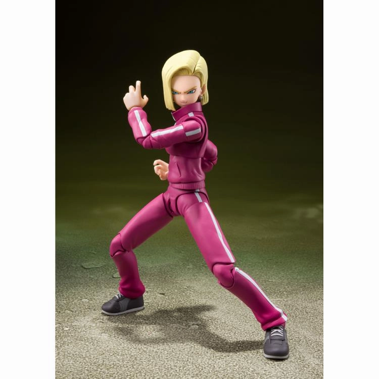 S.H. Figuarts Dragon Ball Super Android 18 (Universe Survival Saga) Exclusive Action Figure NFT Figure