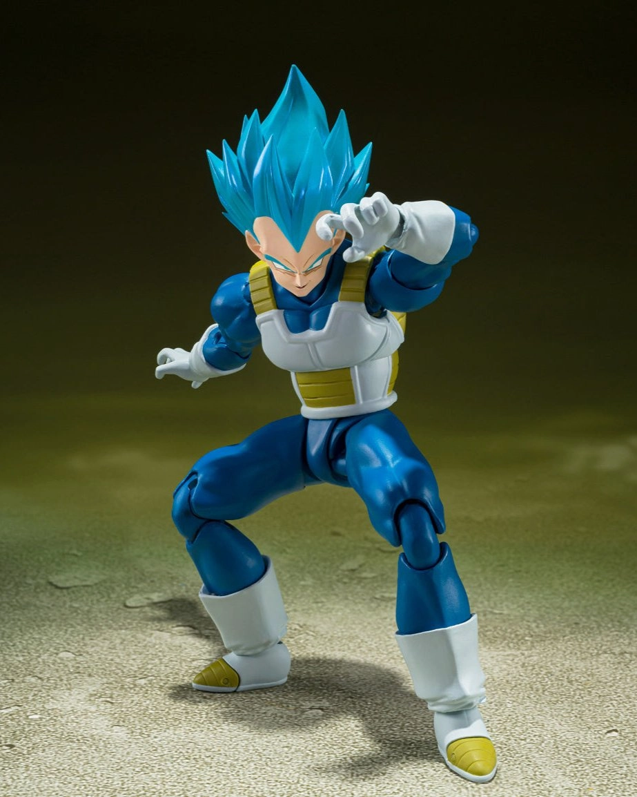 S.H. Figuarts Dragon Ball Super Saiyan God Super Saiyan Vegeta (Unwavering Saiyan Pride) Action Figure Graduation Gift Biology Model