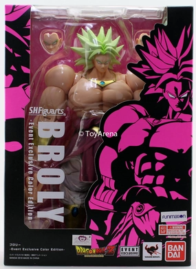 Gaming Merchandise S.H. Figuarts Dragon Ball Z Broly Event Exclusive Color Edition Action Figure SDCC 2018