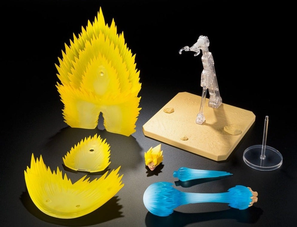 S.H. Figuarts Dragon Ball Z Super Saiyan Son Goku (Teleport Kamehameha) Effect Parts Creative Outlet PVC Figure