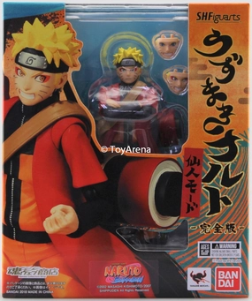 Game Character Superhero Object S.H. Figuarts Naruto Uzumaki Sage Mode Advanced Ver. Naruto Shippuden Action Figure