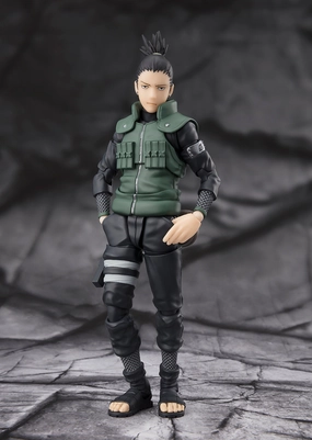 S.H. Figuarts Naruto Shippuden Shikamaru Nara (Brilliant Strategist) Action Figure Exhibition Ready