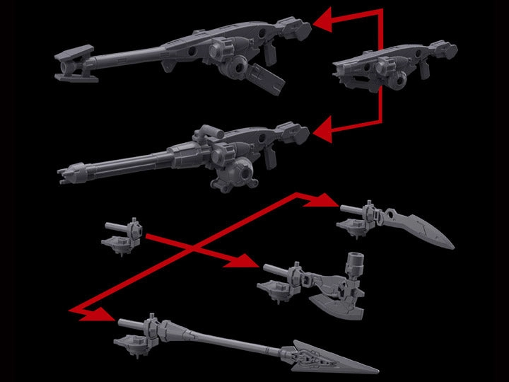 Bandai 30 Minutes Missions 30MM #W-02 1/144 Option Weapon Part Set 2 for Portanova Model Kit Museum Standard Seasonal Rotation