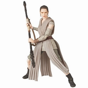 Star Wars: The Force Awakens Mafex (No.036) Rey - Medicom Toy Fireplace Mantel