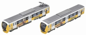 Painting Kit Railway Collection Shizuoka Railway Type A3000 "My Hero Academia" Bakugo Katsuki 2 Car Set