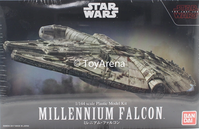 Miniature Unit Art Item Star Wars 1/144 Scale Millenium Falcon Star Wars Ep VIII The Last Jedi Model Kit