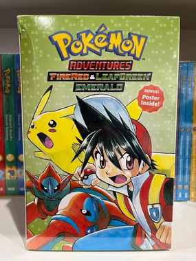Manga | Pok??mon Adventures | Box Set | FireRed & LeafGreen Emerald v. 23-29 Animal Crossing