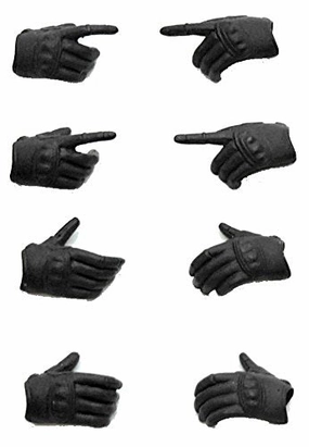 LittleArmory-OP3 figma Tactical Gloves (Stealth Black) Cross Culture