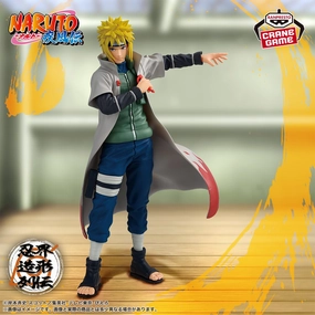 "Naruto Shippuden" Ninja World Sculpting Legend Namikaze Minato Character Figure Plush Companion