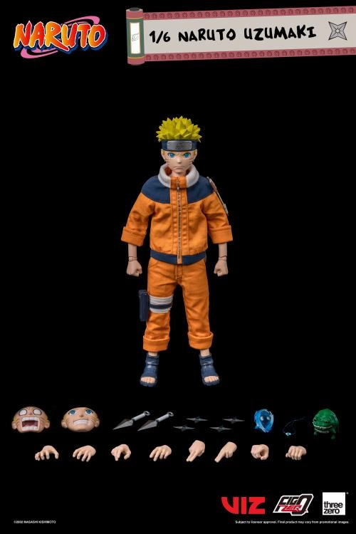 Luxury Gift ThreeZero FigZero 1/6 Naruto Naruto Uzumaki Scale Action Figure