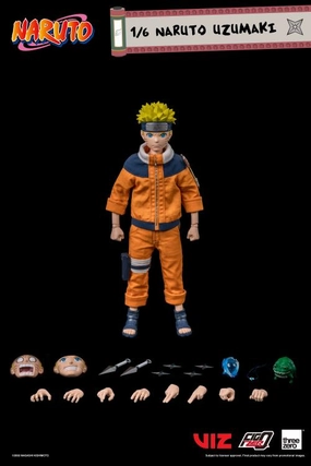 Luxury Gift ThreeZero FigZero 1/6 Naruto Naruto Uzumaki Scale Action Figure